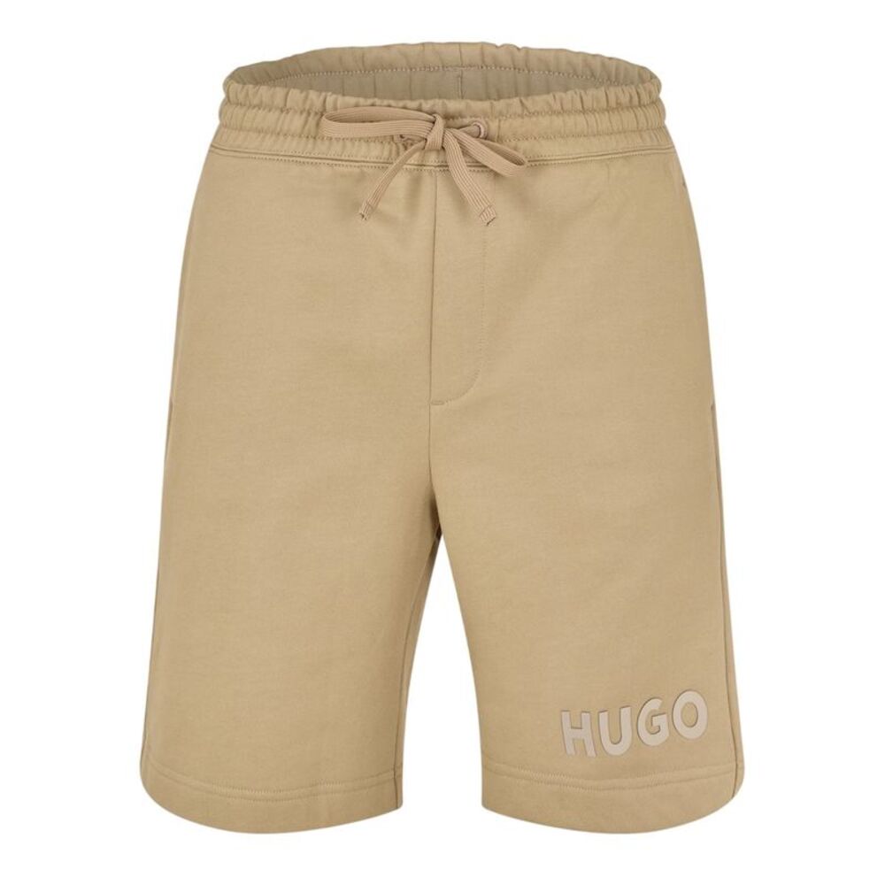 Hugo Mens Dinkoe Cotton Logo Sweat Shorts / Medium Brown